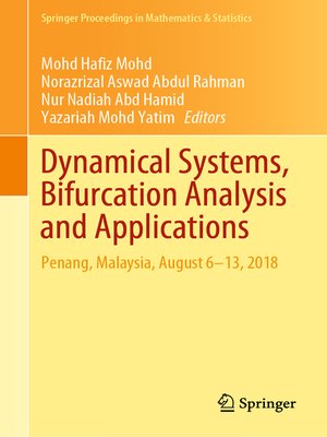 cover image of Dynamical Systems, Bifurcation Analysis and Applications